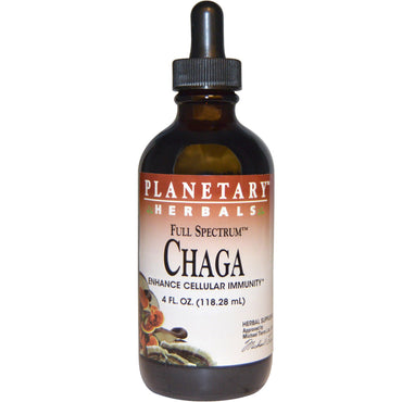 Planetary Herbals, spectru complet, Chaga, 4 fl oz (118,28 ml)