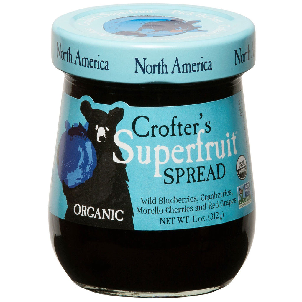 Crofter's, Superfruit Spread, Nord America, 11 once (312 g)