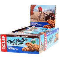 Clif Bar  Nut Butter Filled Energy Bar Blueberry Almond Butter 12 Energy Bars 1.76 oz (50 g) Each