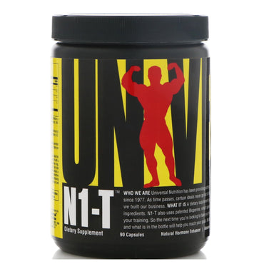 Universal Nutrition, n1-t, 천연 호르몬 강화제, 90 캡슐