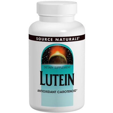 Source Naturals, Lutéine, 20 mg, 60 gélules