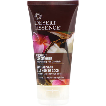 Desert Essence, format voyage, après-shampoing à la noix de coco, 1,5 fl oz (44 ml)