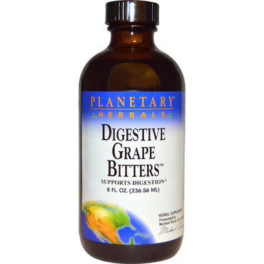 Planetary Herbals, Bitters digestifs de raisin, 8 fl oz (236,56 ml)