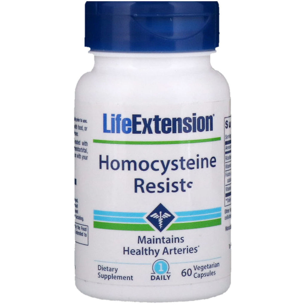 Life Extension, Resistencia a la homocisteína, 60 cápsulas vegetarianas