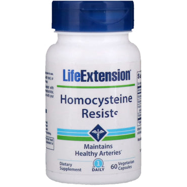 Life Extension, Résistance à l'homocystéine, 60 capsules végétariennes