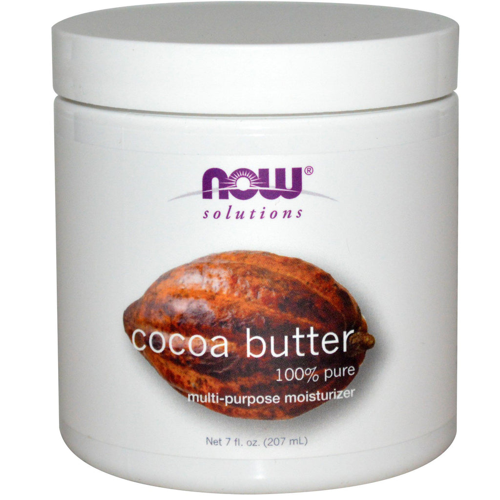 Now Foods, Oplossingen, Cacaoboter, 7 fl oz (207 ml)