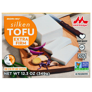 Mori-Nu, Tofu sedoso, extra firme, 12,3 oz (349 g)