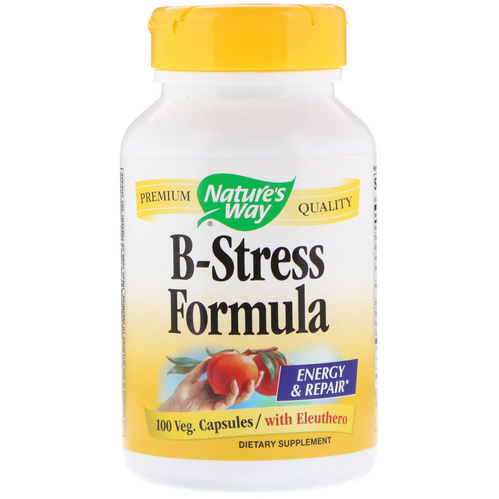 Nature's Way, B-Stress-formule, 100 groenten. Capsules