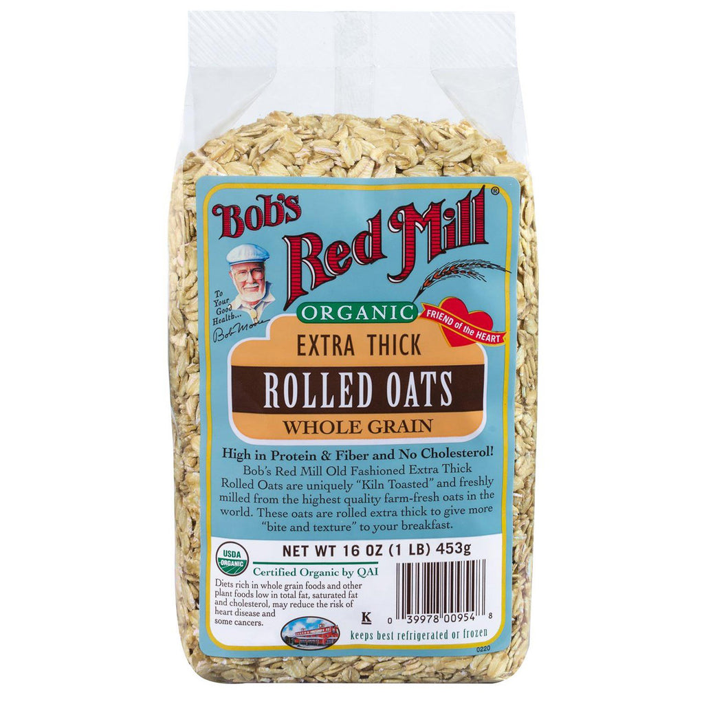 Bob's Red Mill, , Extra Thick Rolled Oats, 16 oz (453 g)