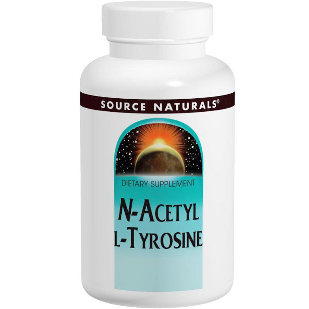 Source Naturals, N-acetil L-tirosina, 300 mg, 120 tabletas