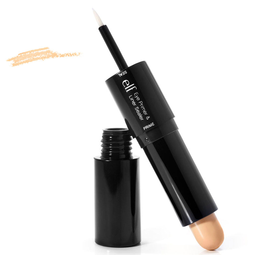E.L.F. Cosmetics, Eye Primer & Liner Sealer, Clear/Natural, 0.09 oz (2.5 g)/0.14 oz (4 g)
