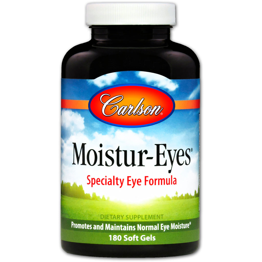 Carlson Labs, Moisture-Eyes, 180 gels mous
