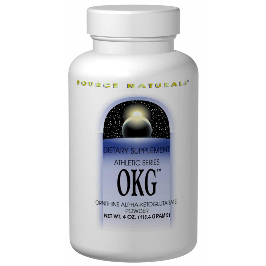 Source Naturals, OKG (ornitina alfa-cetoglutarato) en polvo, 4 oz (113,4 g)