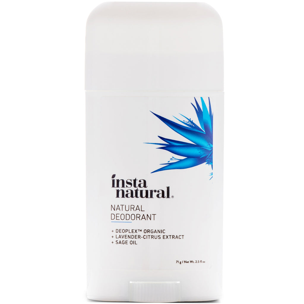 InstaNatural, Naturalny dezodorant w sztyfcie, lawenda i szałwia, 2,5 uncji (70,8 g)
