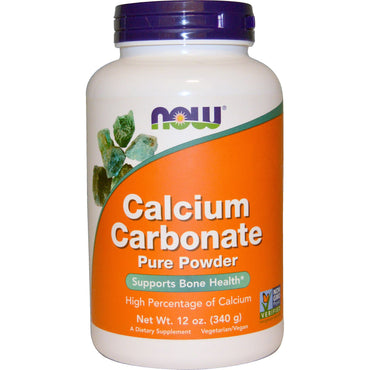 Now Foods, Calciumcarbonat-Pulver, 12 oz (340 g)