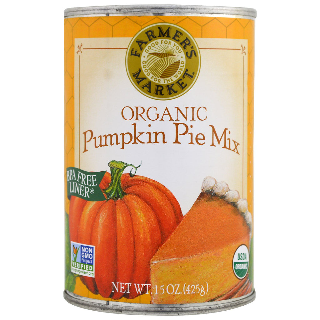 Farmer's Market Foods,  Pumpkin Pie Mix, 15 oz (425 g)