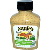 Annie's Naturals, , Horseradish Mustard, 9 oz (255 g)