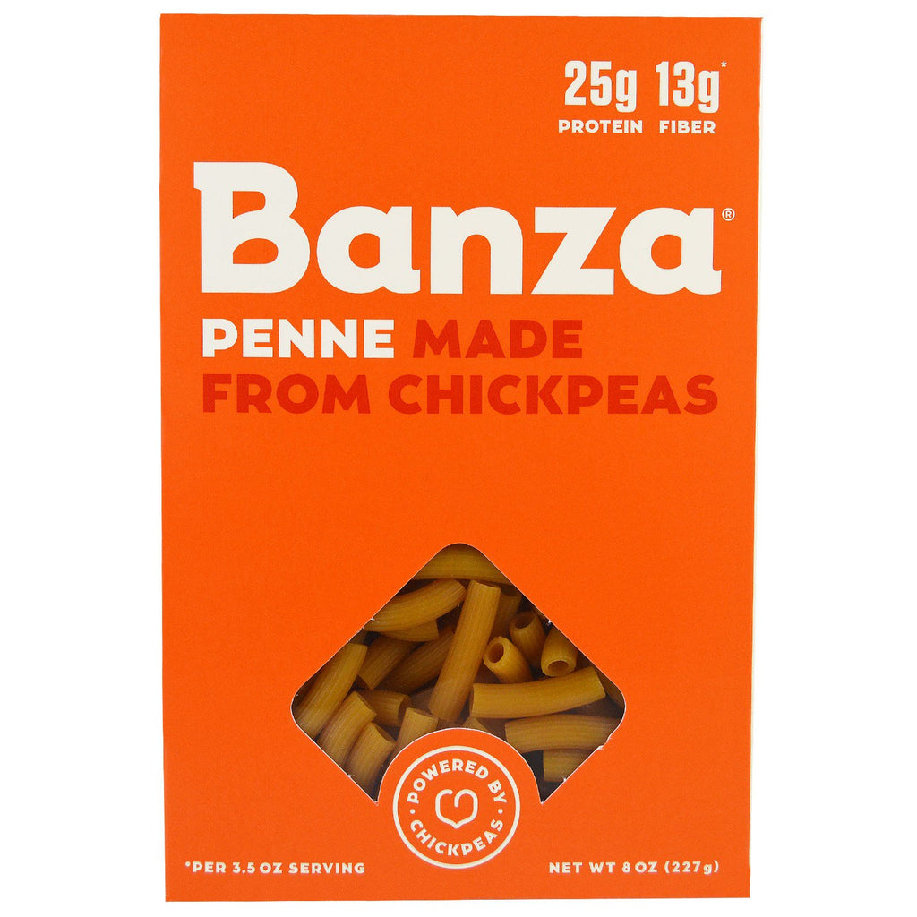 Banza Penne Kikærter Pasta 8 oz (227 g)