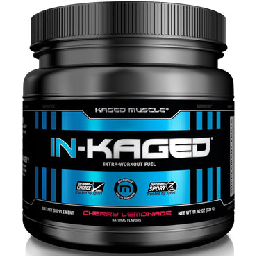 Kagged Muscle, Combustible para entrenamiento In-Kagged, limonada de cereza, 338 g (11,92 oz)