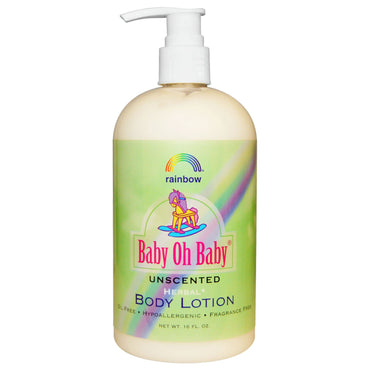Rainbow Research Baby Oh Baby Körperlotion, parfümfrei, 16 fl oz