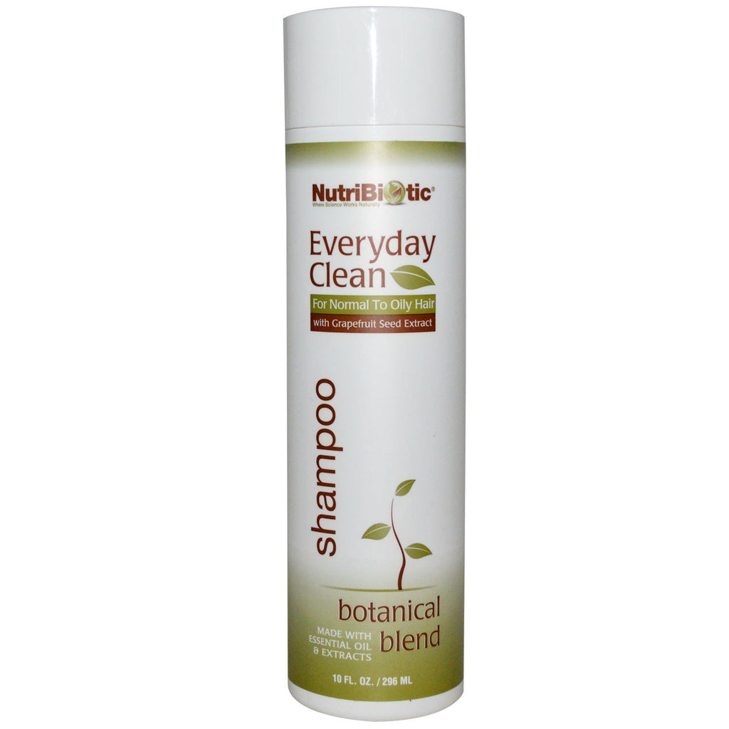 NutriBiotic, Everyday Clean, Shampooing, Mélange Botanique, 10 fl oz (296 ml)