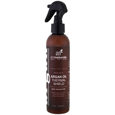 Artnaturals, Escudo térmico de aceite de argán, Protección contra el calor, 8 oz (236 ml)