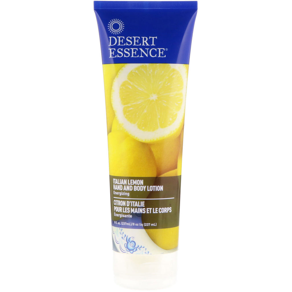Desert Essence, Hand and Body Lotion, Italian Lemon, 8 fl oz (237 ml)
