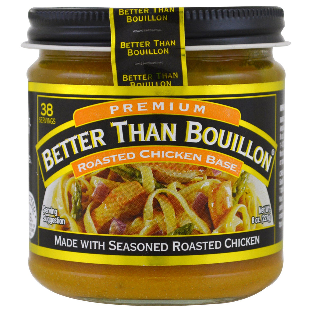 Bedre end bouillon, stegt kyllingebase, premium, 8 oz (227 g)