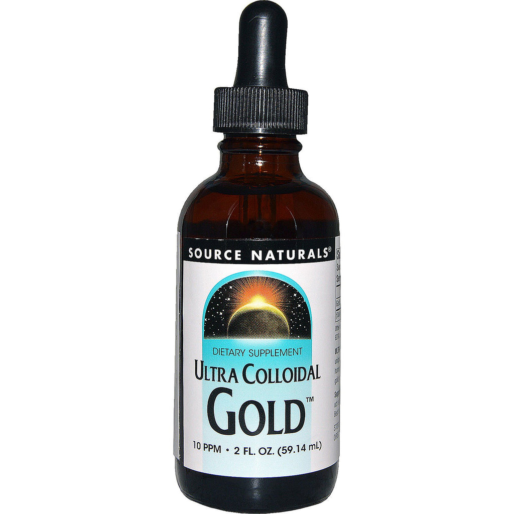 Source Naturals, Ultrakolloidales Gold, 10 PPM, 2 fl oz (59,14 ml)