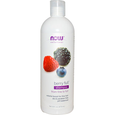 Now Foods, Solutions, Shampooing complet aux baies, 16 fl oz (473 ml)