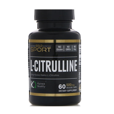 California Gold Nutrition, L-Citrulline, Kyowa Hakko, 500 mg, 60 gélules végétariennes