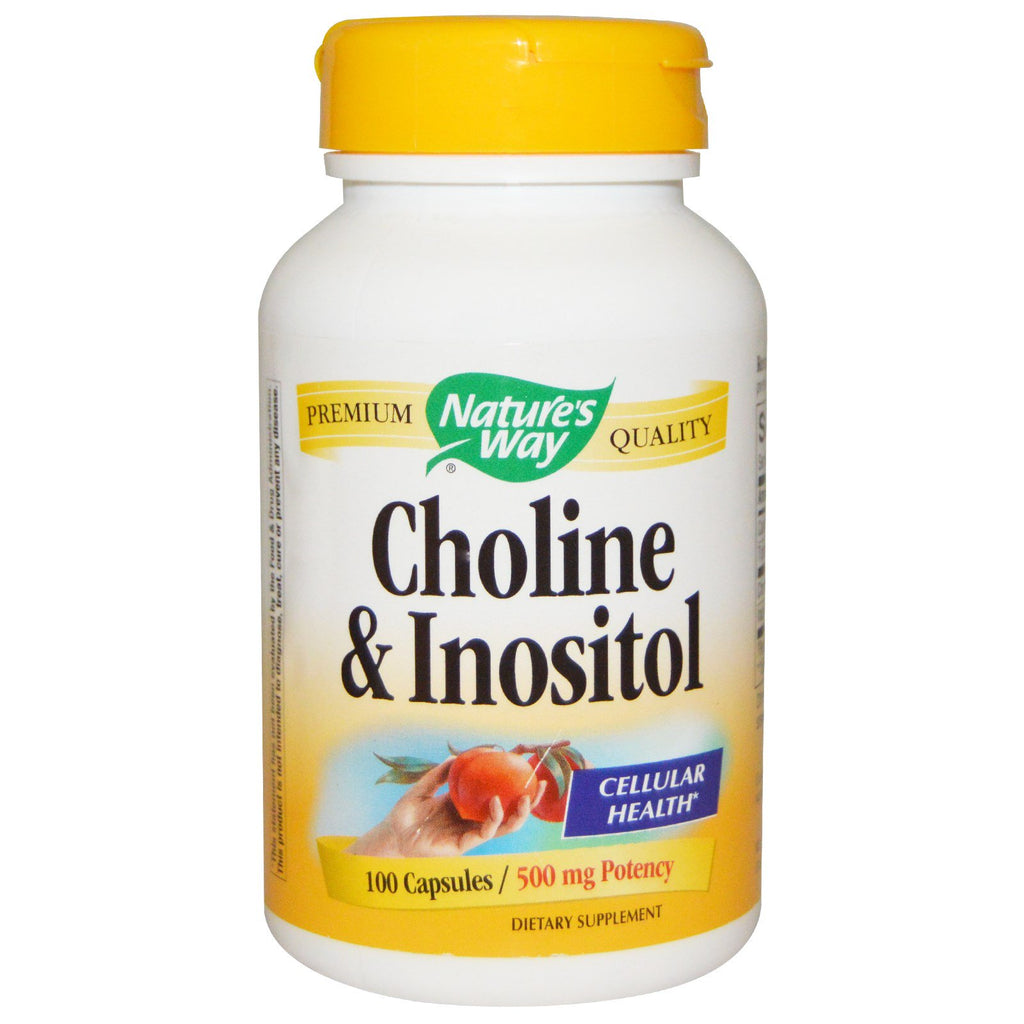 Nature's Way, Cholina i Inozytol, 500 mg, 100 Kapsułek