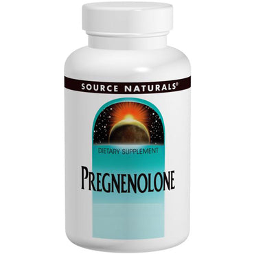 Source Naturals, Prégnénolone, 50 mg, 120 comprimés