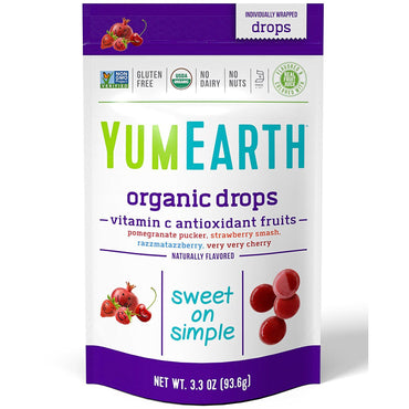 YumEarth, vitamine C-druppels, anti-Oxifruits, 3,3 oz (93,6 g)