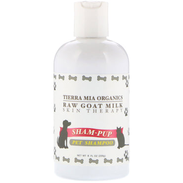 Tierra Mia s, Raw Goat Milk Skin Therapy, Pet Shampoo, Sham-Pup , 8 fl oz (226 g)
