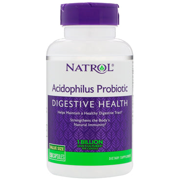 Natrol, probiotique acidophilus, 150 gélules