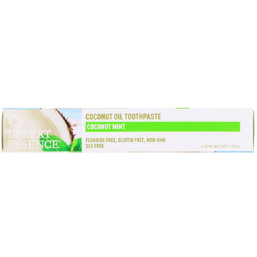 Desert Essence, Coconut Oil Toothpaste, Coconut Mint, 6.25 oz (176 g)