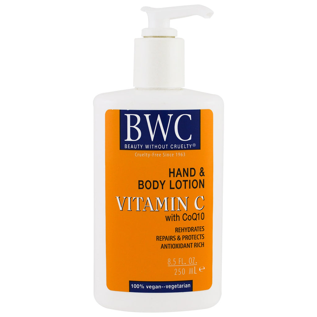 Beauty Without Cruelty, Vitamin C, With CoQ10, Hand and Body Lotion, 8.5 fl oz (250 ml)