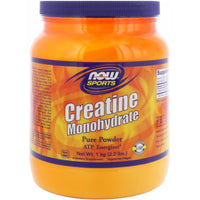 Now Foods, Sports, monohidrato de creatina, polvo puro, 2,2 lbs (1 kg)