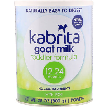 Kabrita, تركيبة حليب الماعز للأطفال الصغار مع الحديد، 28 أونصة (800 جم)