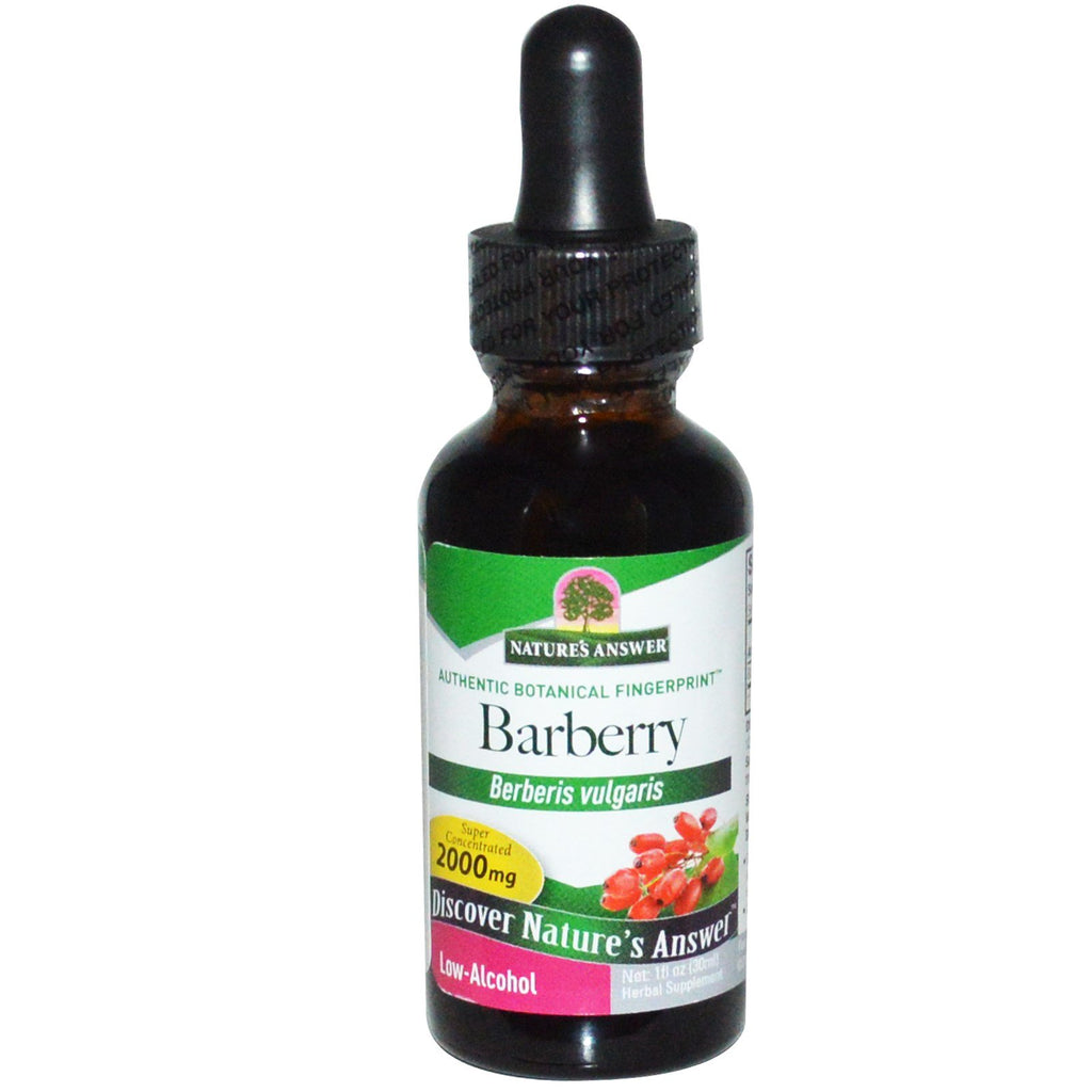 Nature's Answer, Barberry, Low-Alcohol, 1 fl oz (30 ml)