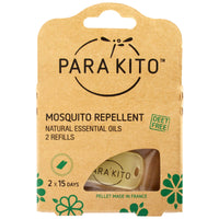 Para'kito, repelente de mosquitos, 2 recambios