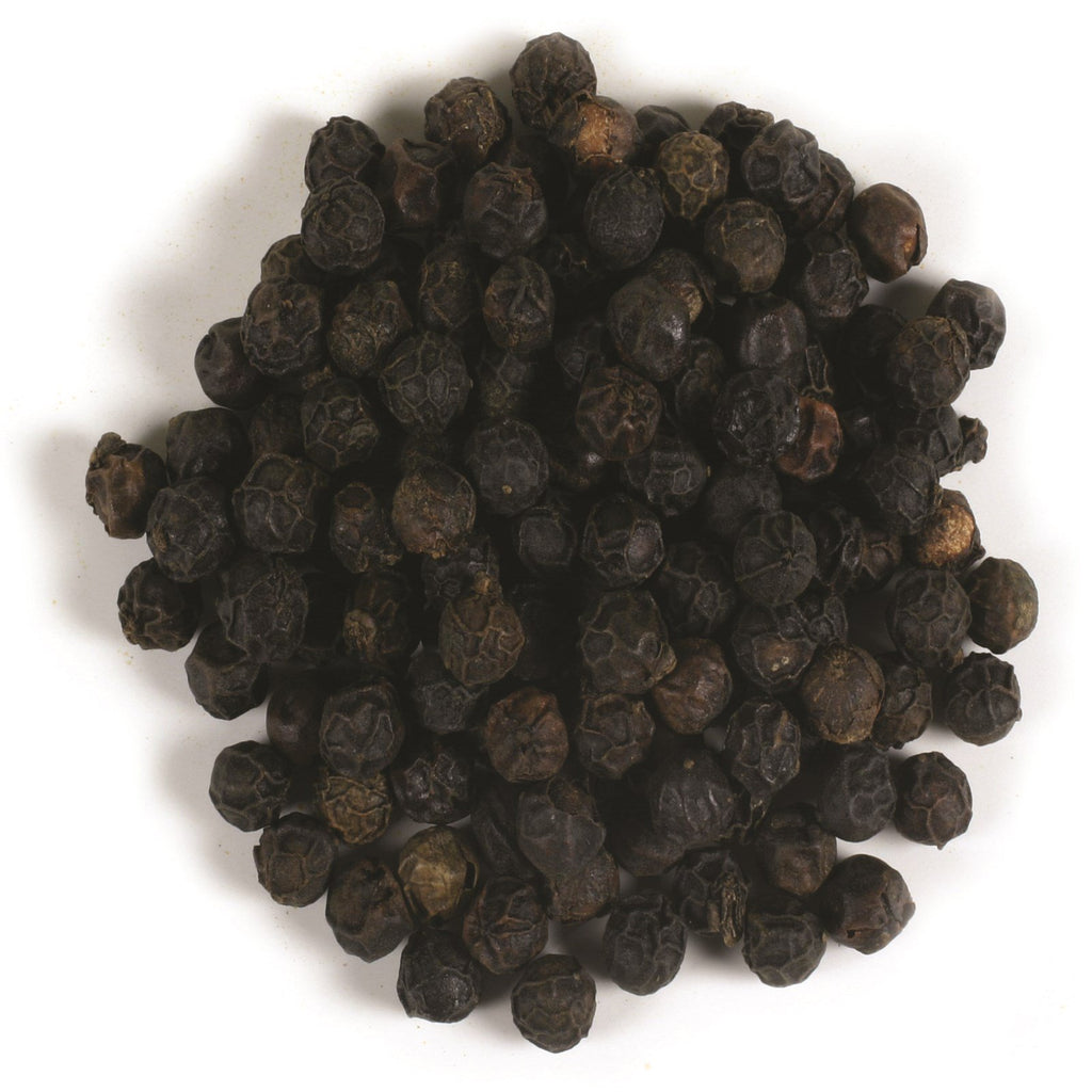 Frontier Natural Products, Tellicherry aux grains de poivre noir entiers, 16 oz (453 g)