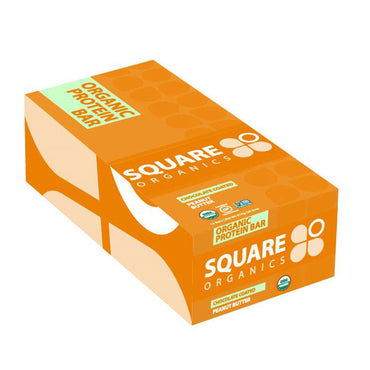 Square s, لوح البروتين، زبدة الفول السوداني المغطاة بالشوكولاتة، 12 قطعة، 1.7 أونصة (48 جم) لكل قطعة