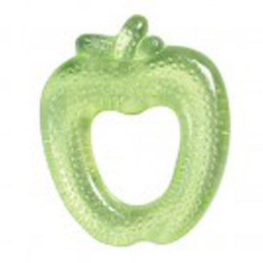 iPlay Inc., 녹색 새싹, 과일 쿨 수딩 치아발육기, 녹색 사과, 3개월 이상