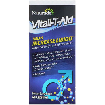 Naturade, vitali-t-aid, 60 gélules