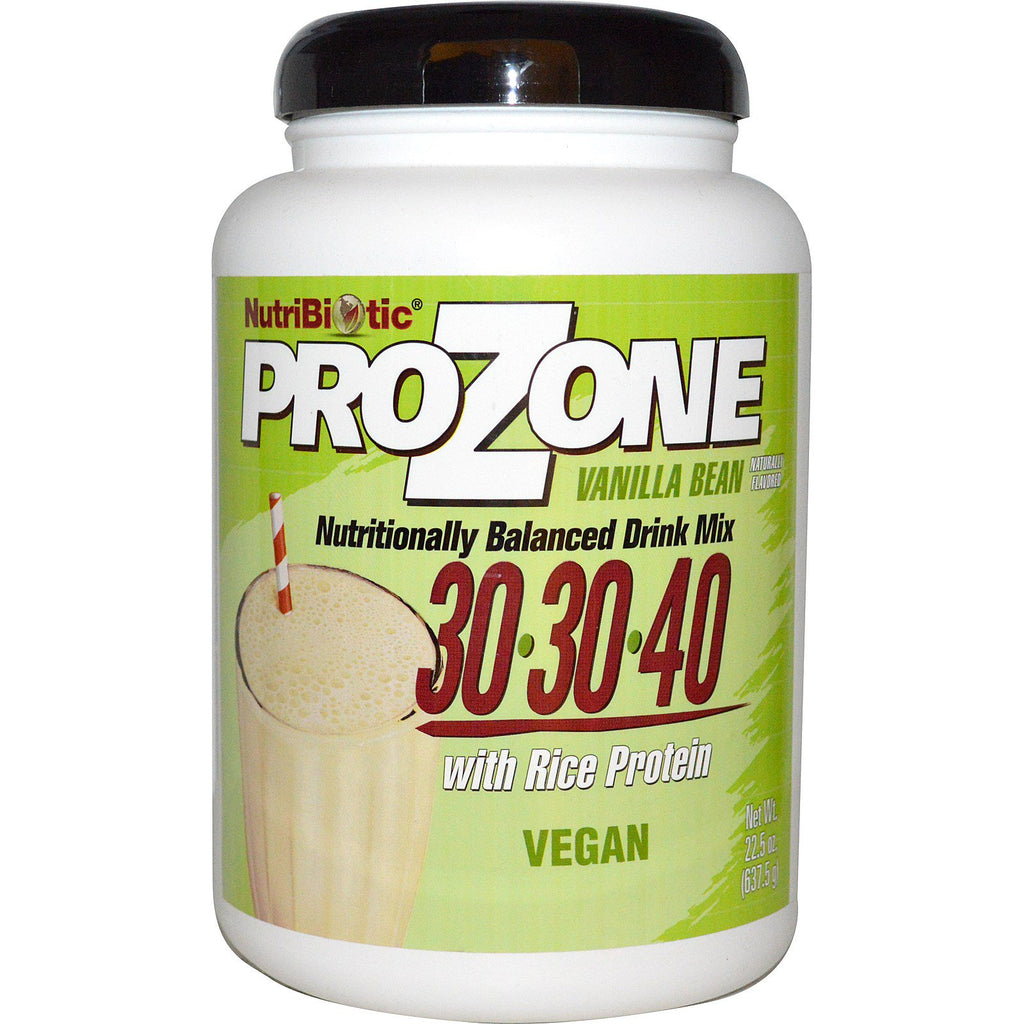 NutriBiotic, Prozone, Nutritionally Balanced Drink Mix, Vanilla Bean, 22.5 oz (637.5 g)