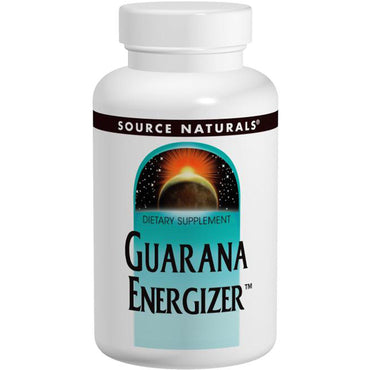 Source Naturals, Energizante de guaraná, 900 mg, 200 tabletas