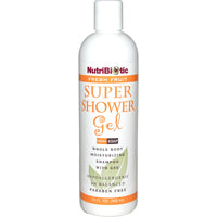 NutriBiotic, Super Shower Gel, Fresh Fruit, Non-Soap, 12 fl oz (355 ml)