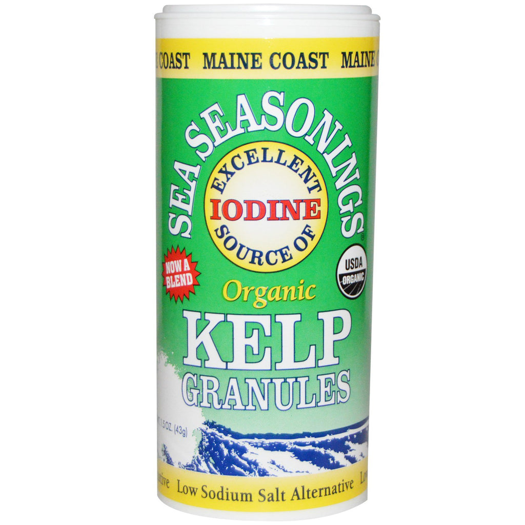 Maine Coast Sea Vegetables, , Sea Seasonings, Kelp Granules, 1.5 oz (43 g)